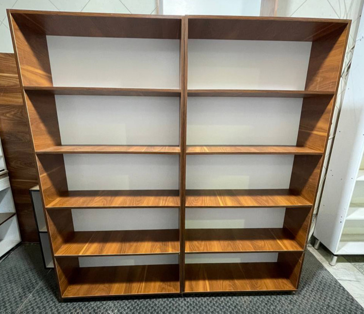 قفسه و کتابخانه عرض 90 عمق 30 ارتفاع 190 پنج طبقه فندوقی